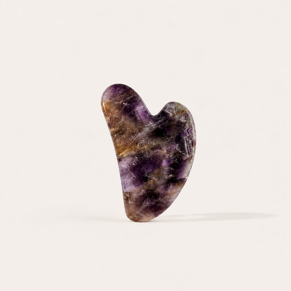 AMETHYST HEART - GUA SHA