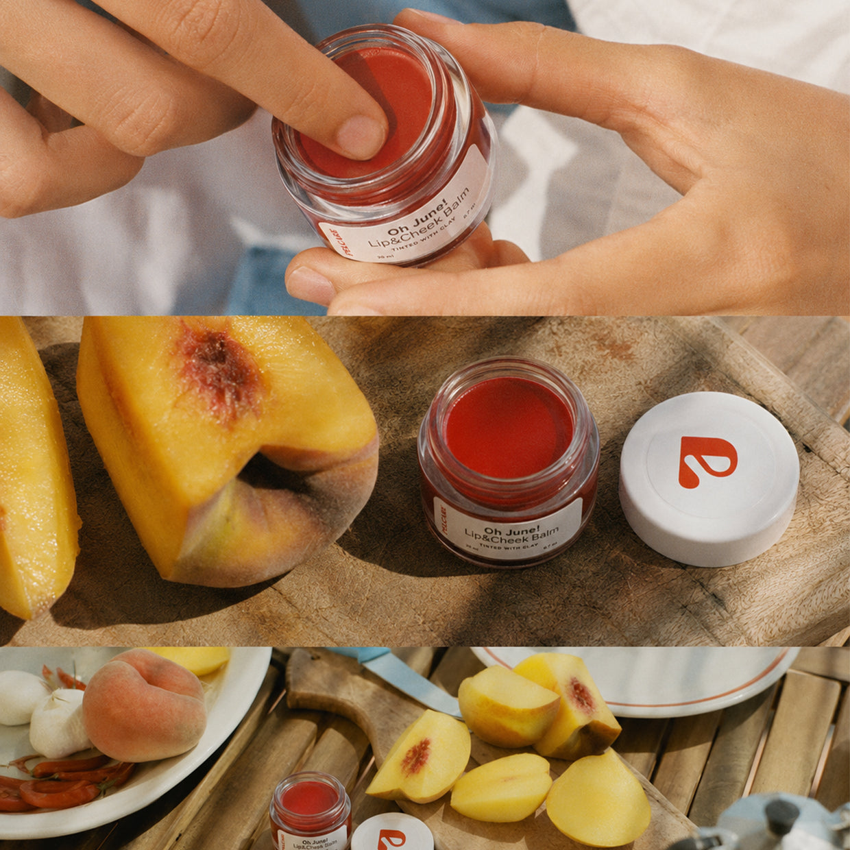 OH JUNE! TINTED LIP & CHEEK BALM 100% VEGAN