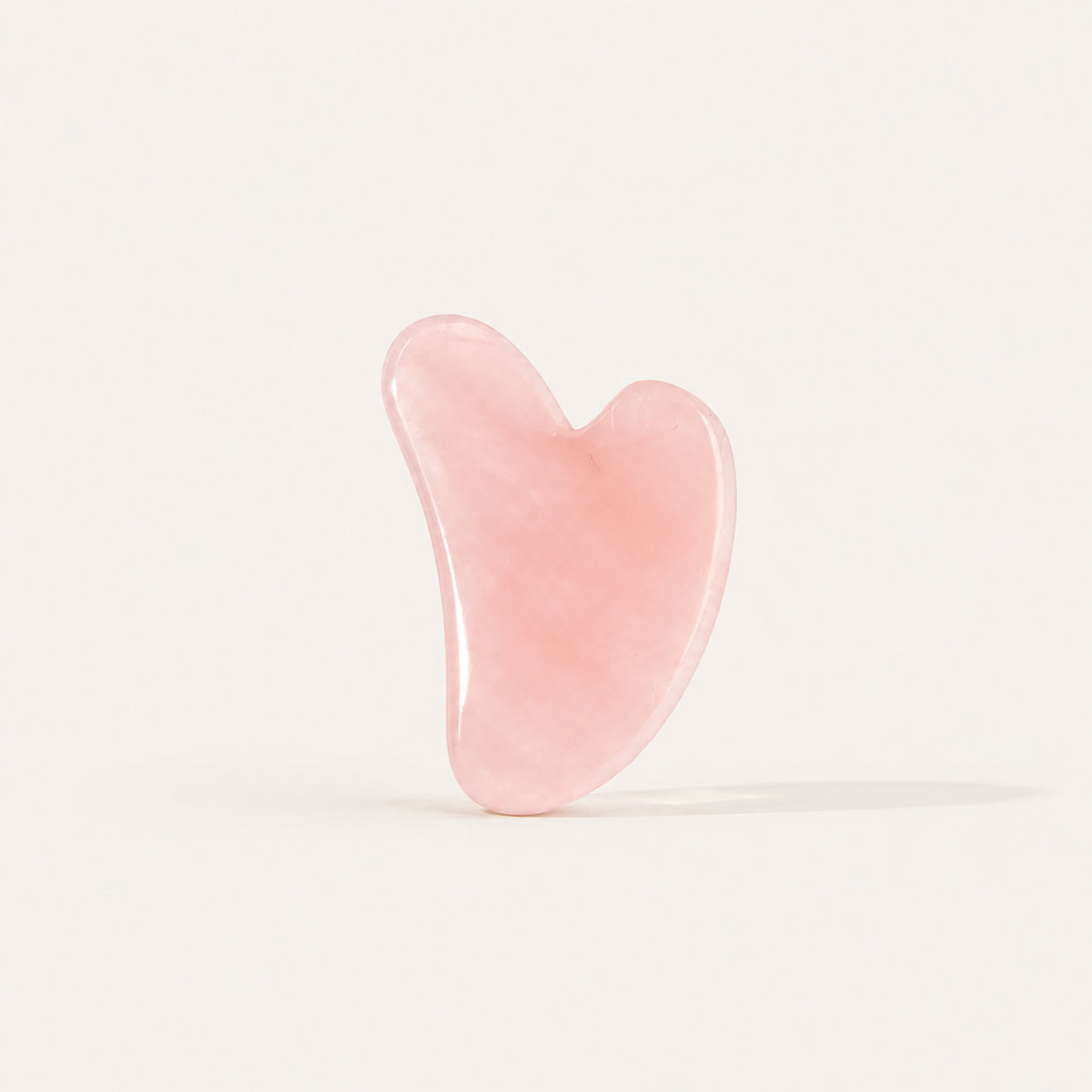 ROSE QUARTZ HEART - GUA SHA