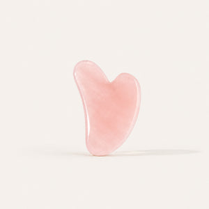 ROSE QUARTZ HEART - GUA SHA