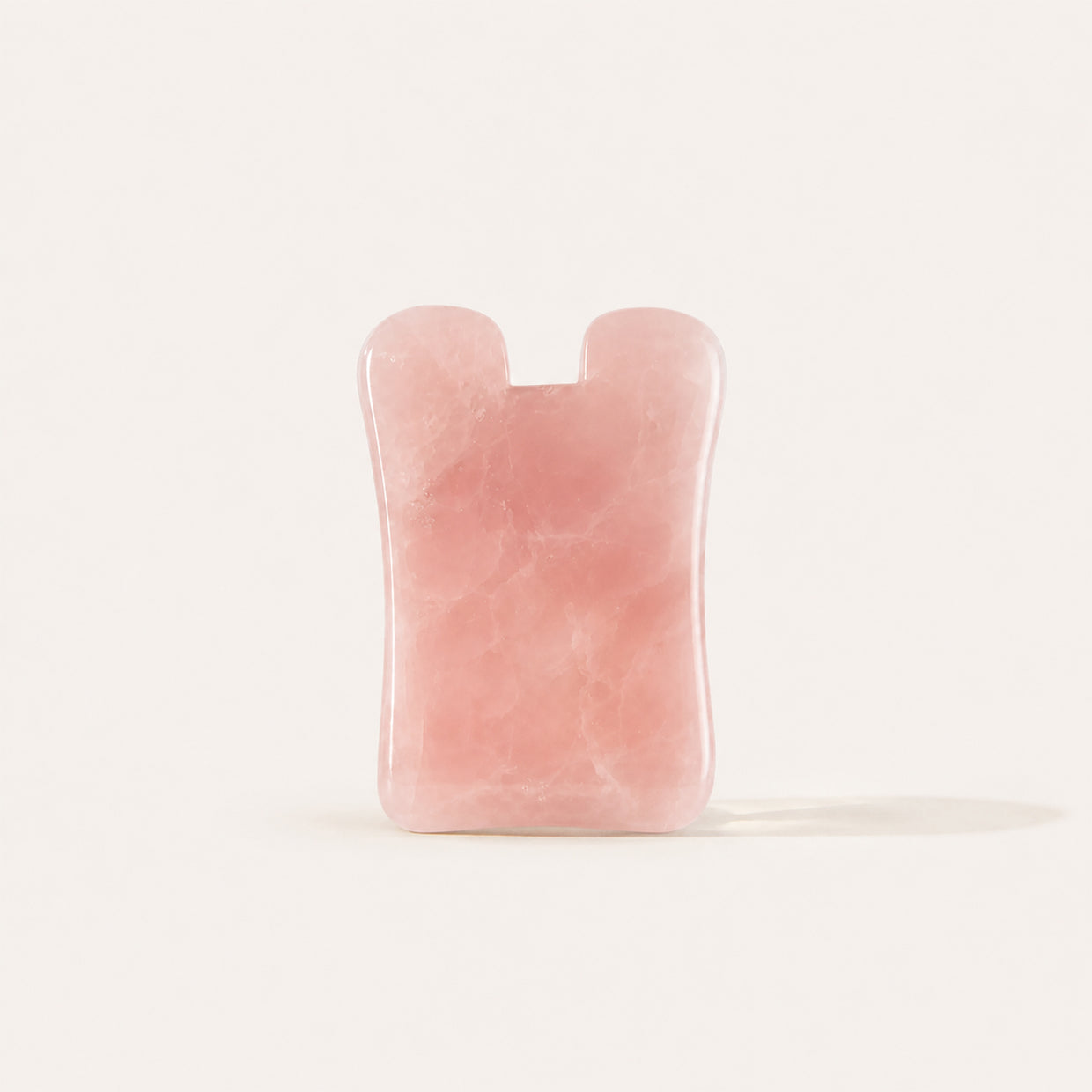ROSE QUARTZ SQUARE - GUA SHA